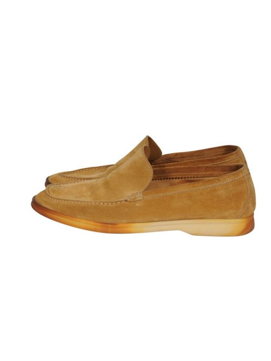 Loro Piana Summer Walk Size US8.5 EU41.5 Brown Tan Suede Slip On Loafer main image 7